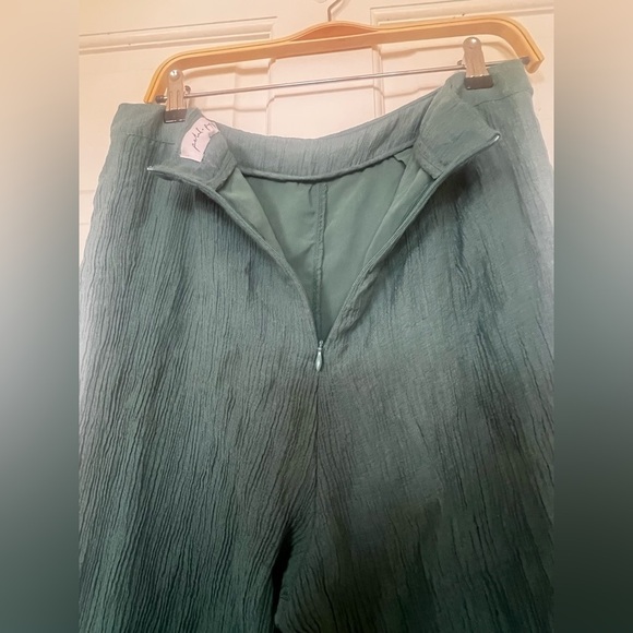 Petal + Pup Kalina Wide Leg High Waisted Pants Teal Sz 10 Easter Spring Coastal - Picture 5 of 11